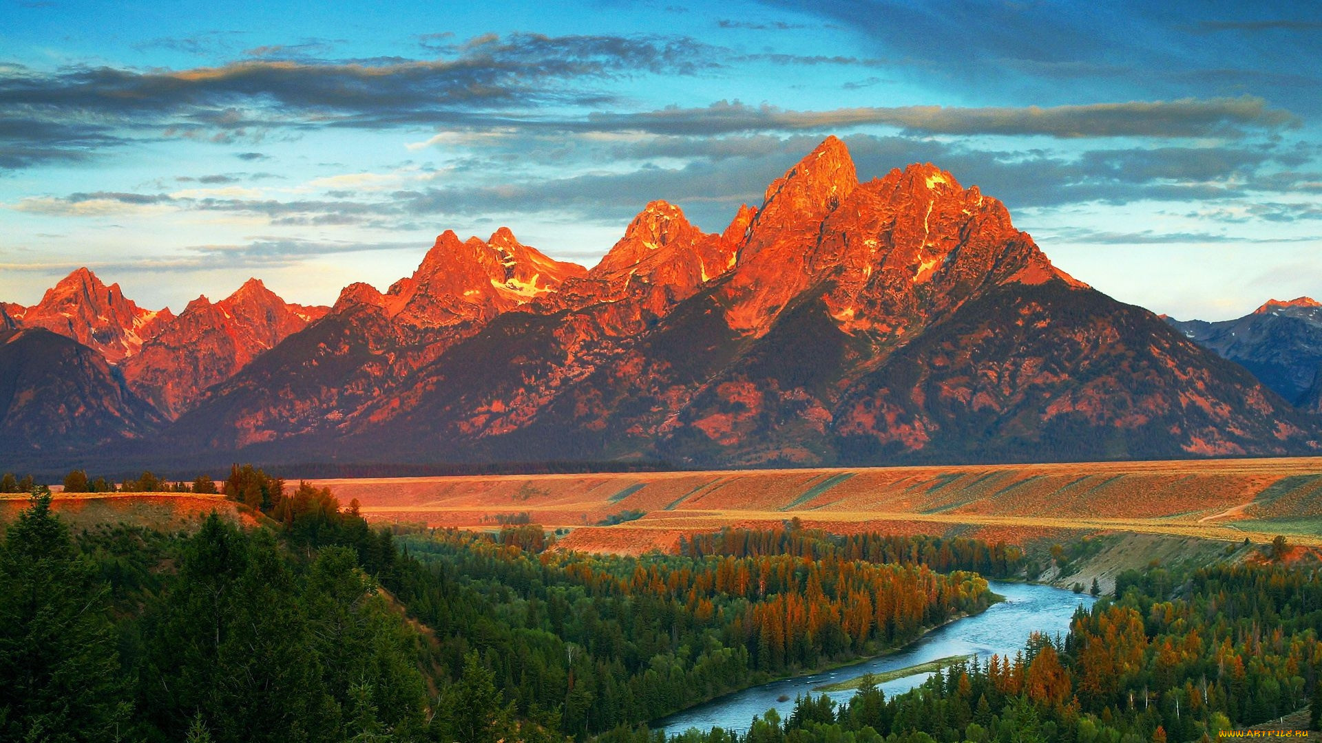 snake river, grand tetons, wyoming, , , , snake, river, grand, tetons